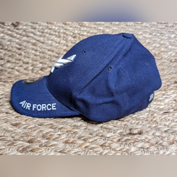 NEW US Air Force The Legend 6 Panel Structured Acrylic Military Baseball Cap Hat - Picture 4 of 8